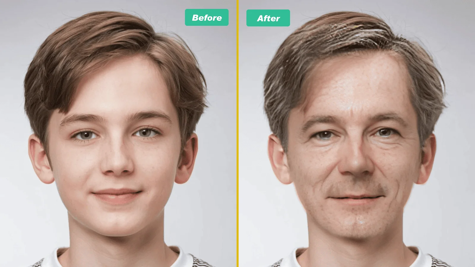 Realistic AI Age Progression